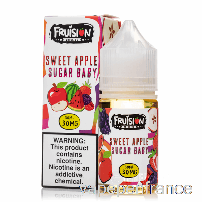 Sucre De Pomme Sucré Bébé - Sels De Fruits - 30 Ml 30 Mg Stylo Vape